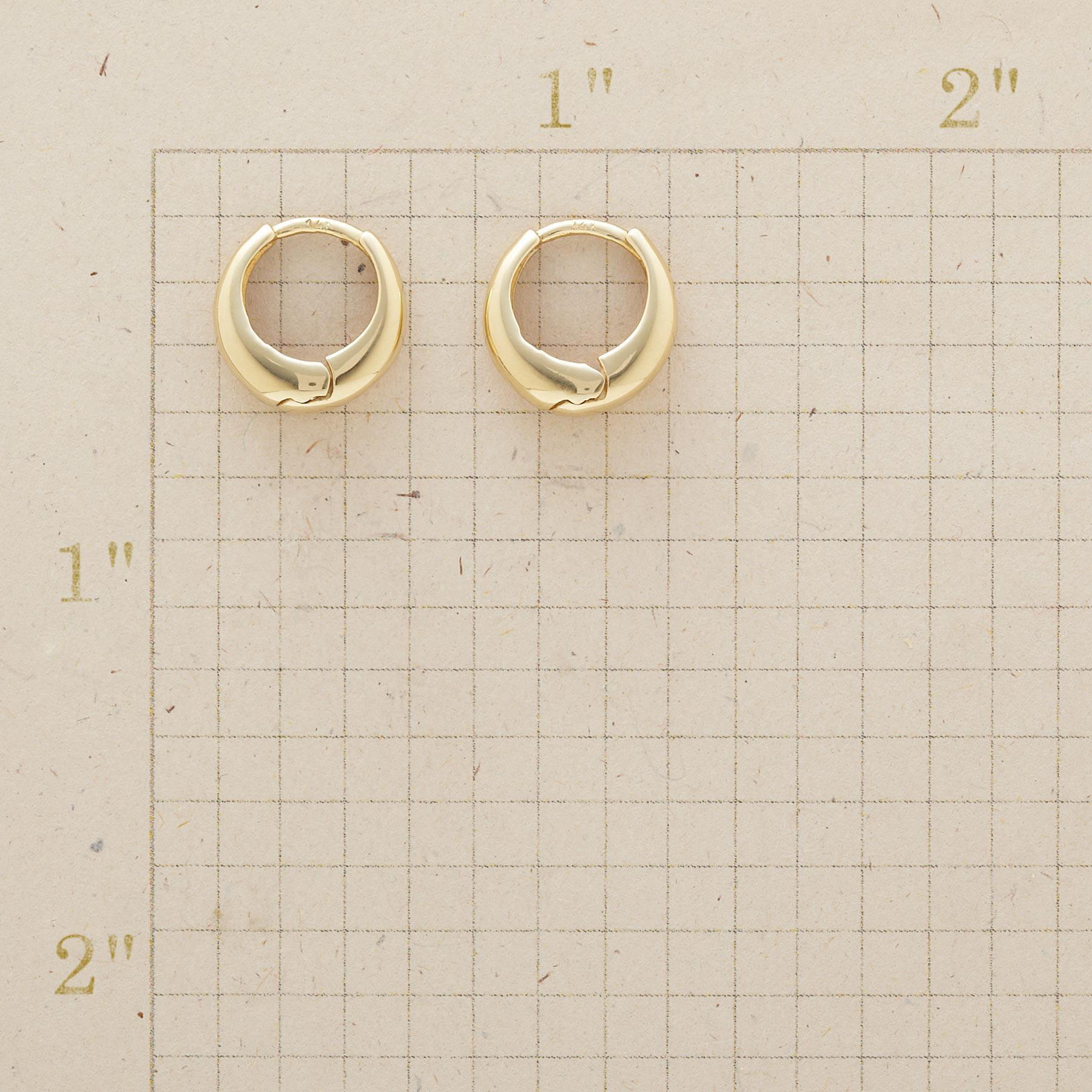 Golden Axis Hoops