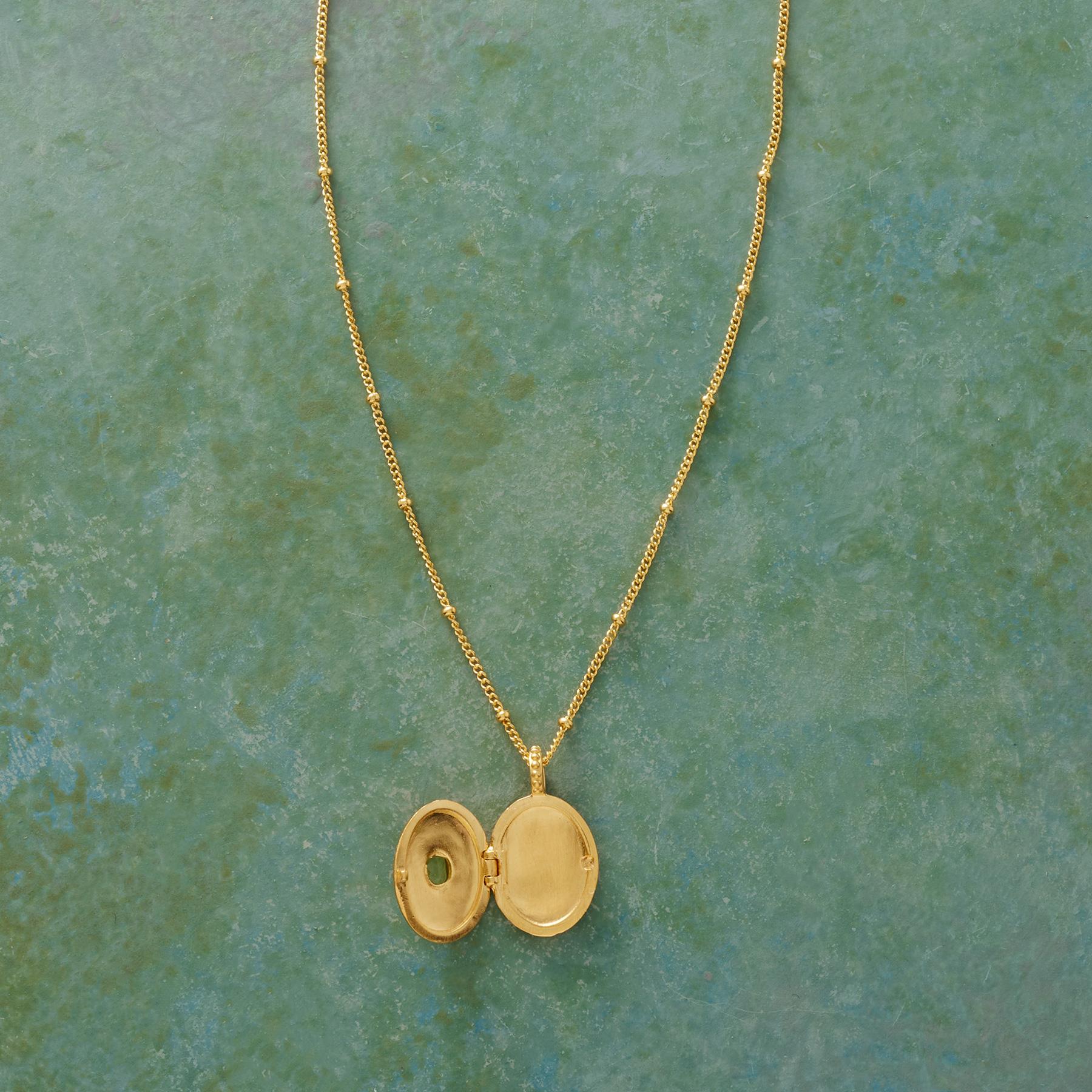 Gold Vermeil Birthstone Locket