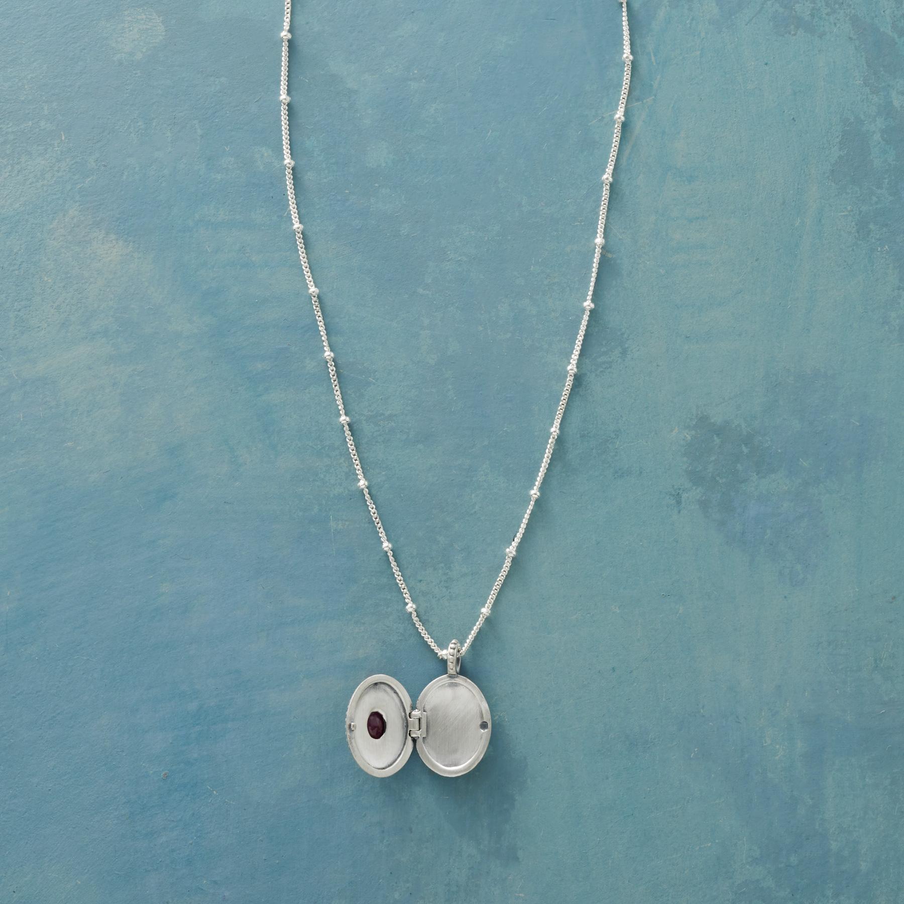 Sterling Silver Birthstone Locket