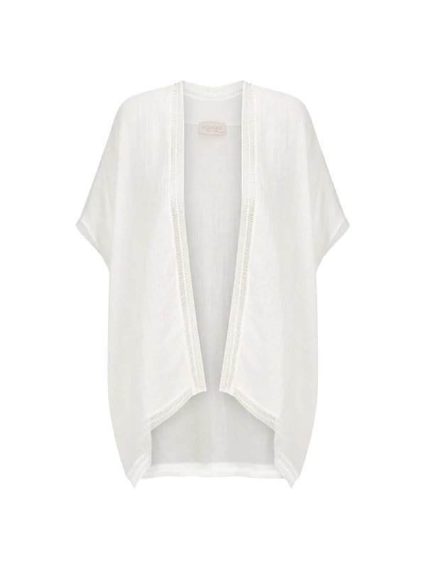 Rhea Linen Kimono Coconut