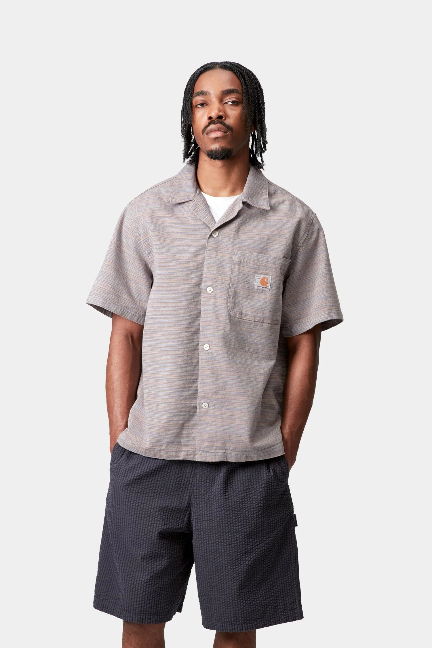 Short Sleeve Gellar Stripe Shirt