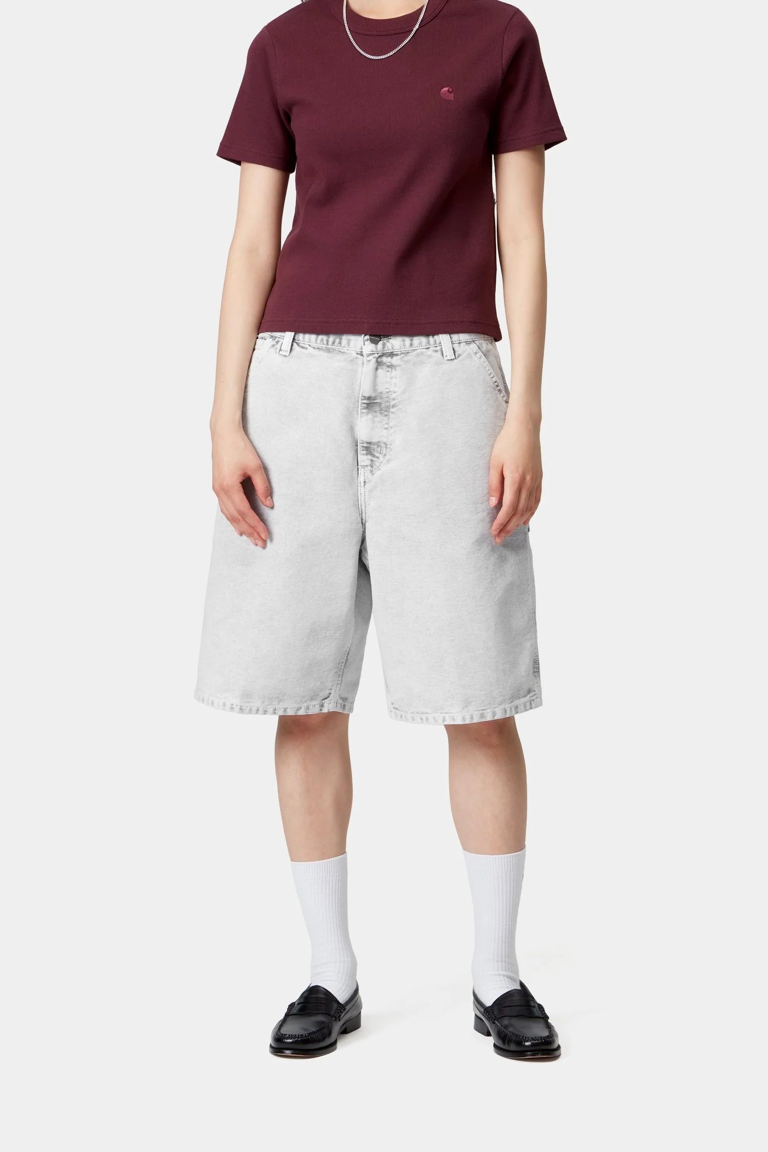 Women’s Brandon Single Knee Short - Chalk Wash