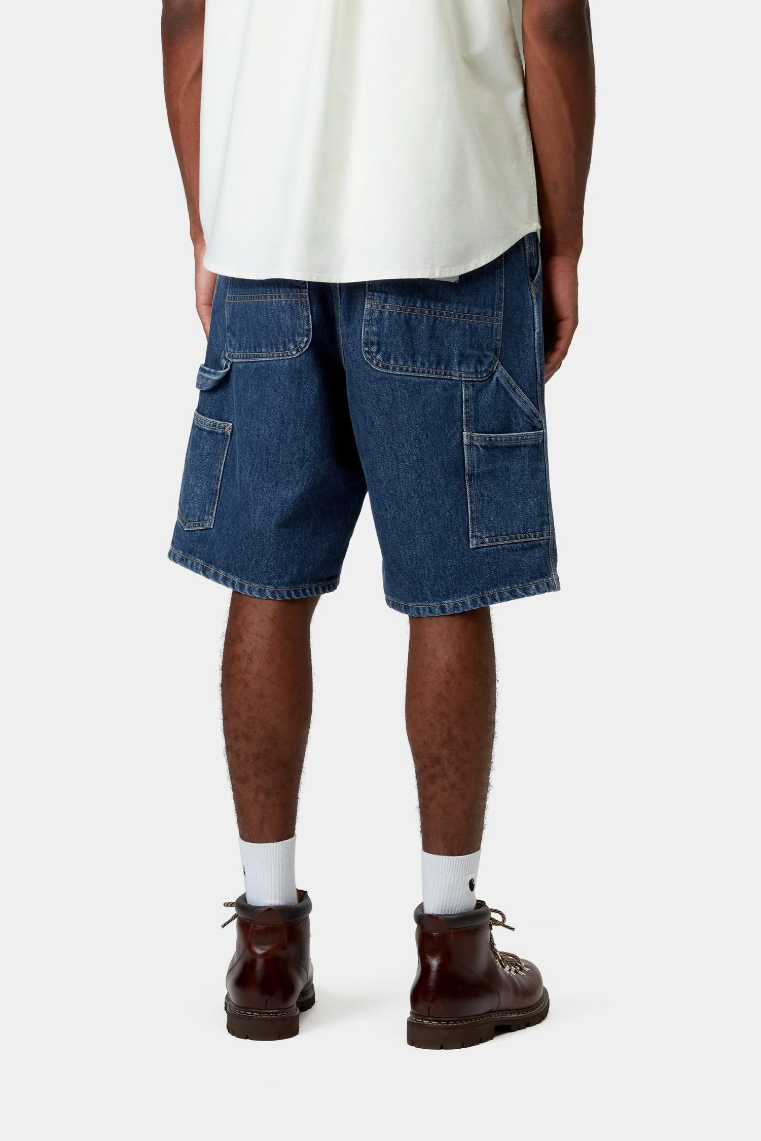 Single Knee Short - Denim