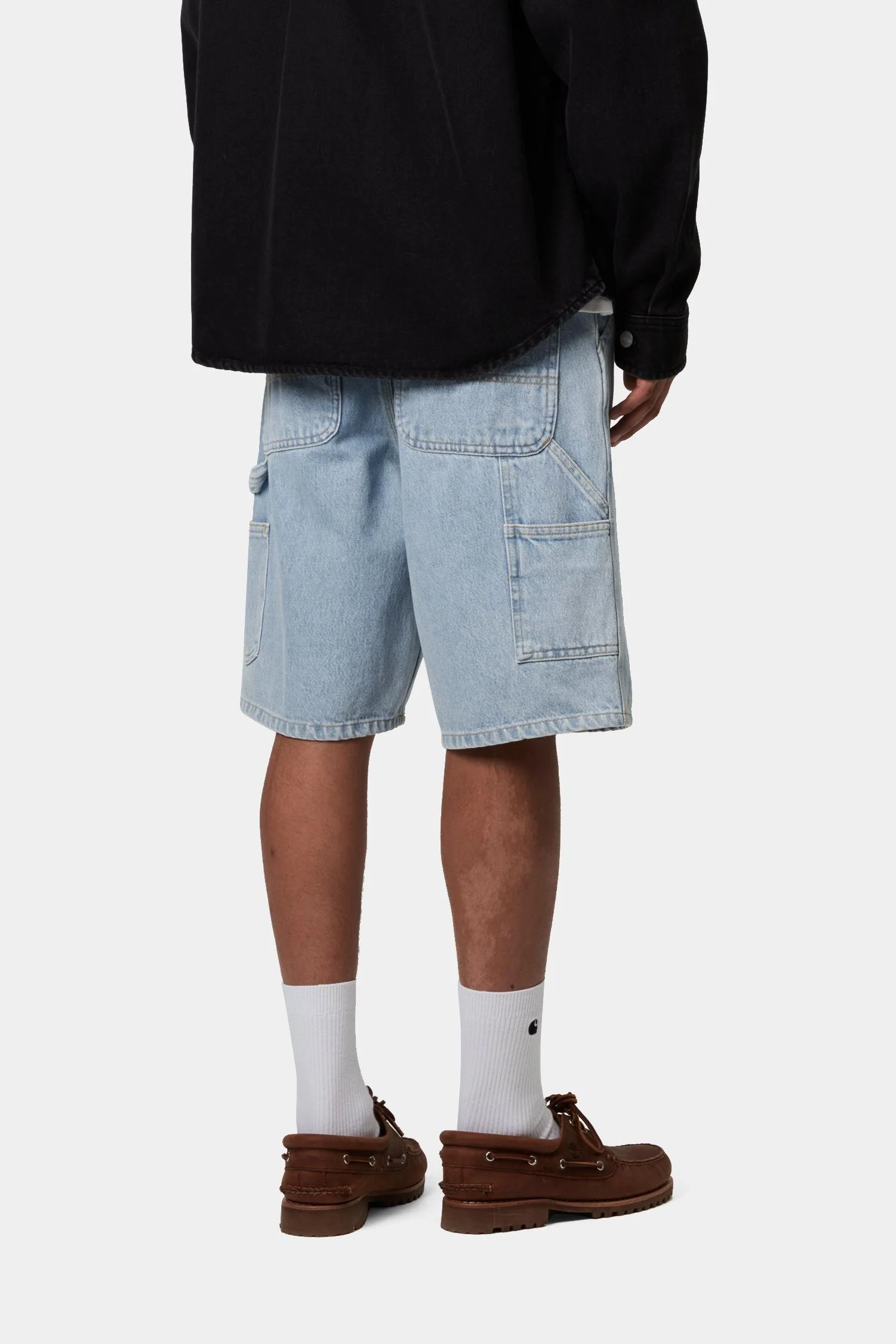 Single Knee Short - Denim