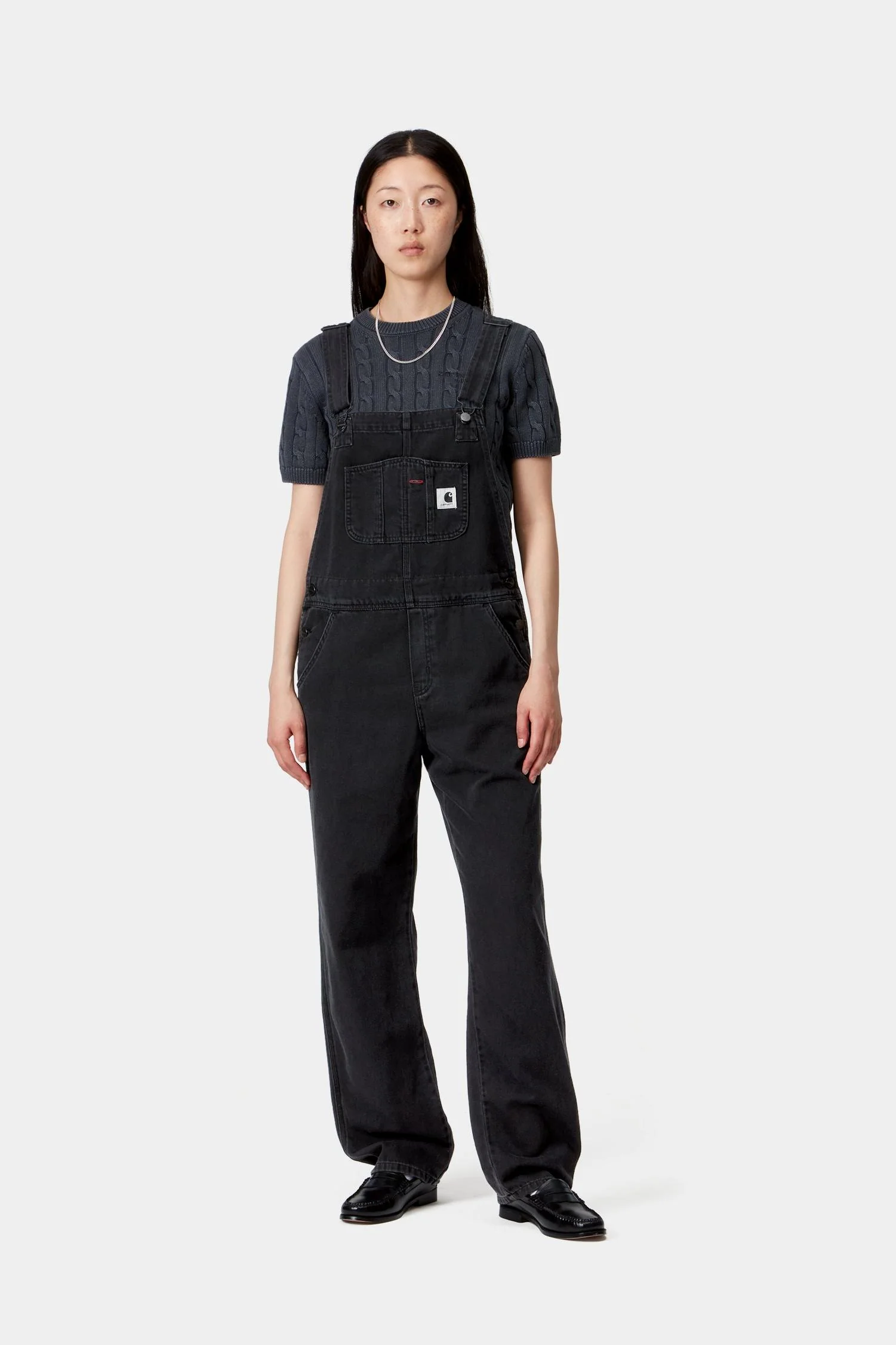 Women's Bib Overall Straight - Denim