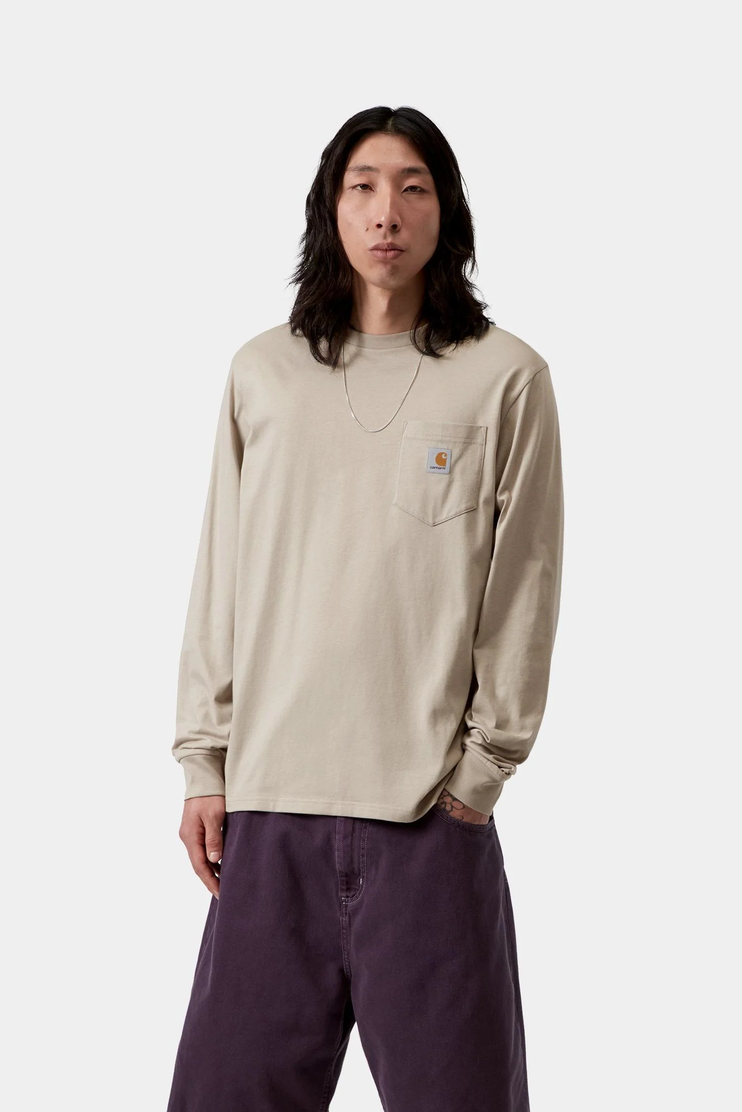 Long Sleeve Pocket T-Shirt