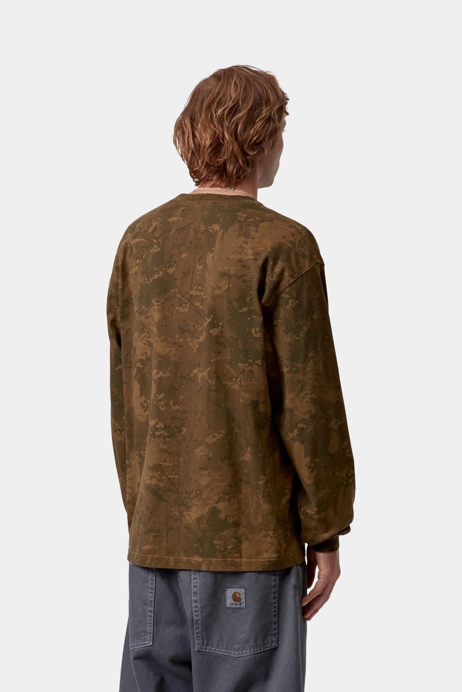 Long Sleeve Camo Combi T-Shirt