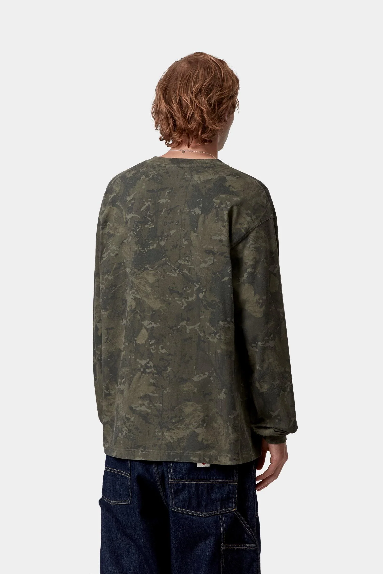 Long Sleeve Camo Combi T-Shirt