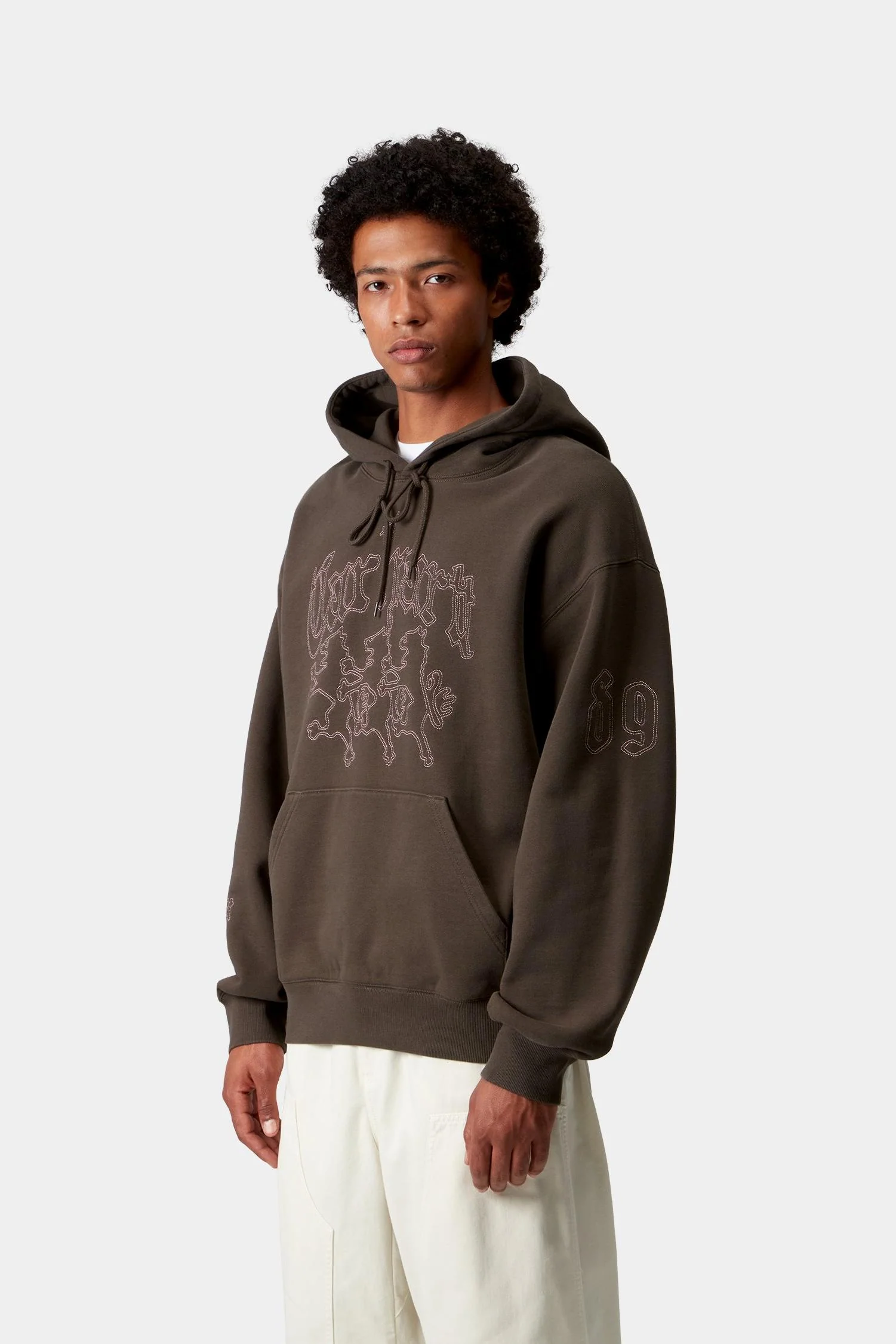 Hooded Hackwork Sweatshirt