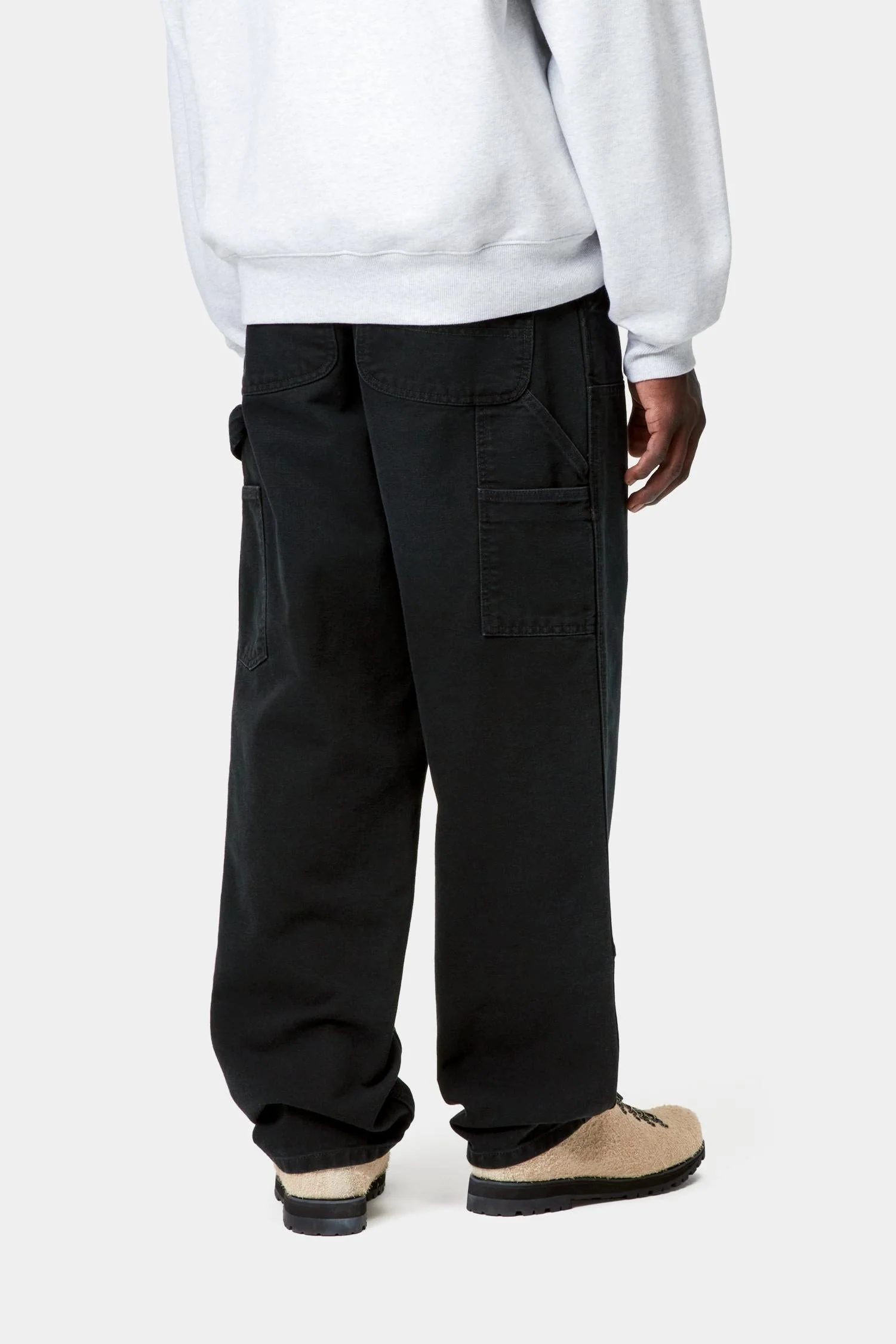 Double Knee Pant - Stone Canvas