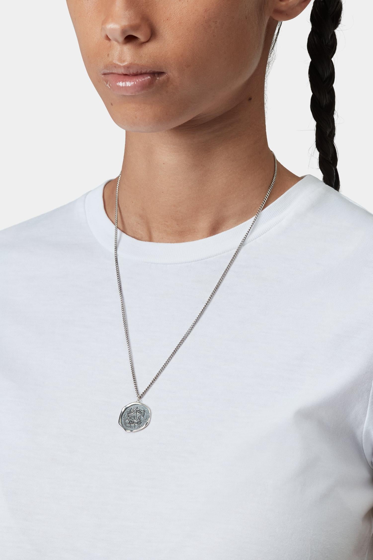 Hackwork Pendant Necklace