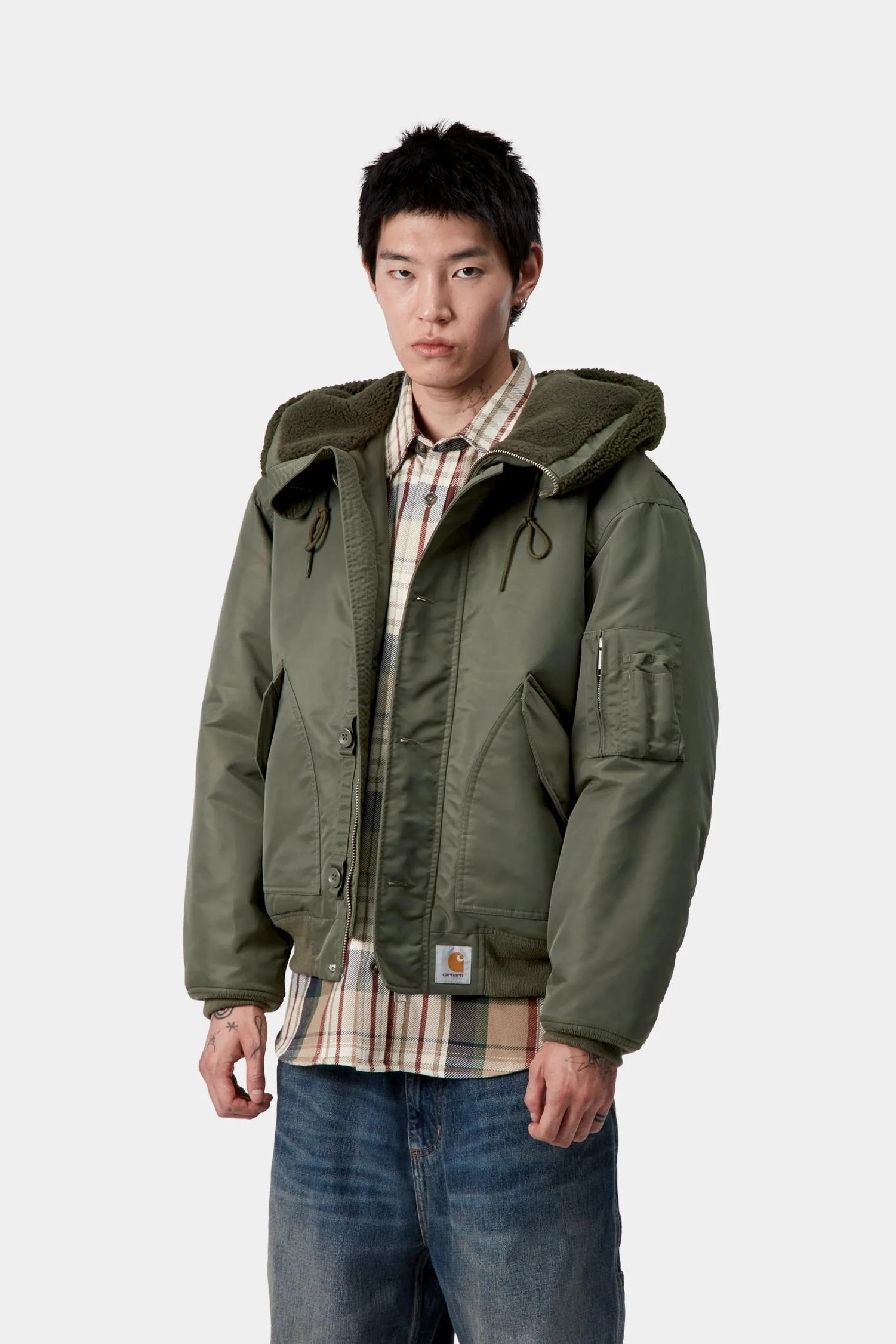 Hooded Oltera Bomber