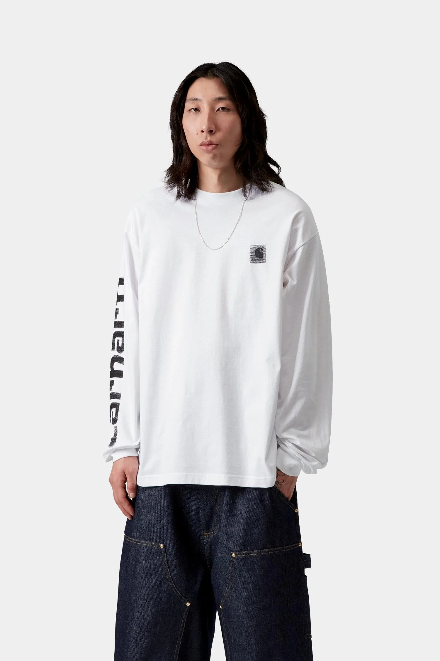 Long Sleeve Archive Script T-Shirt