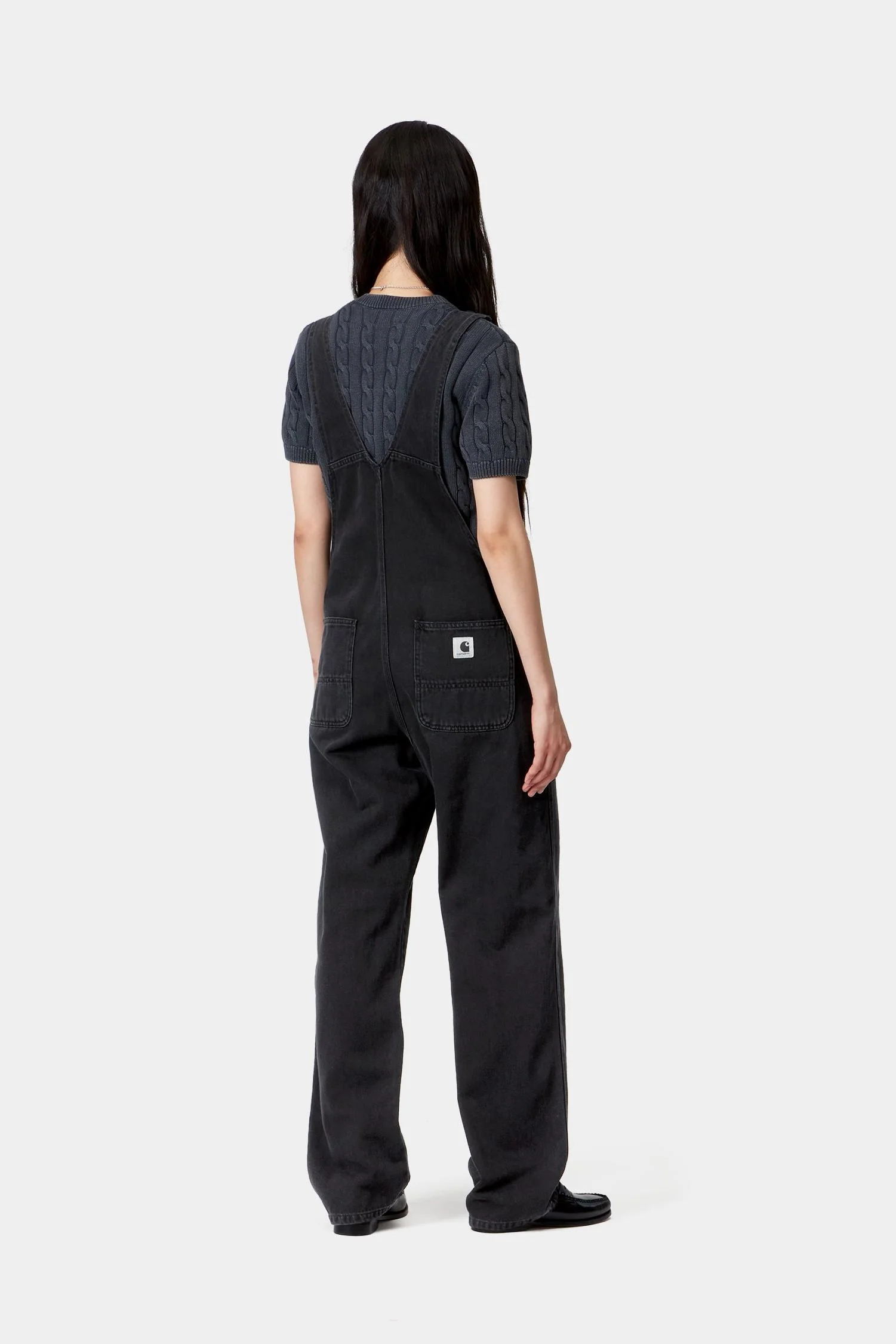 Women's Bib Overall Straight - Denim