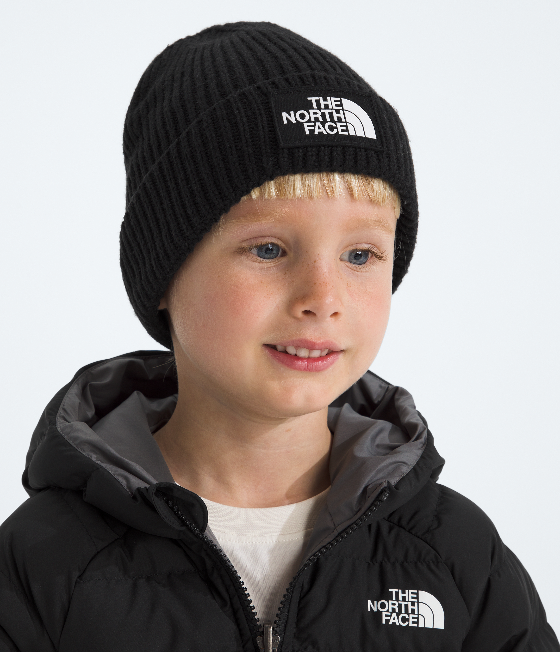 Kids’ TNF™ Logo Box Cuffed Beanie