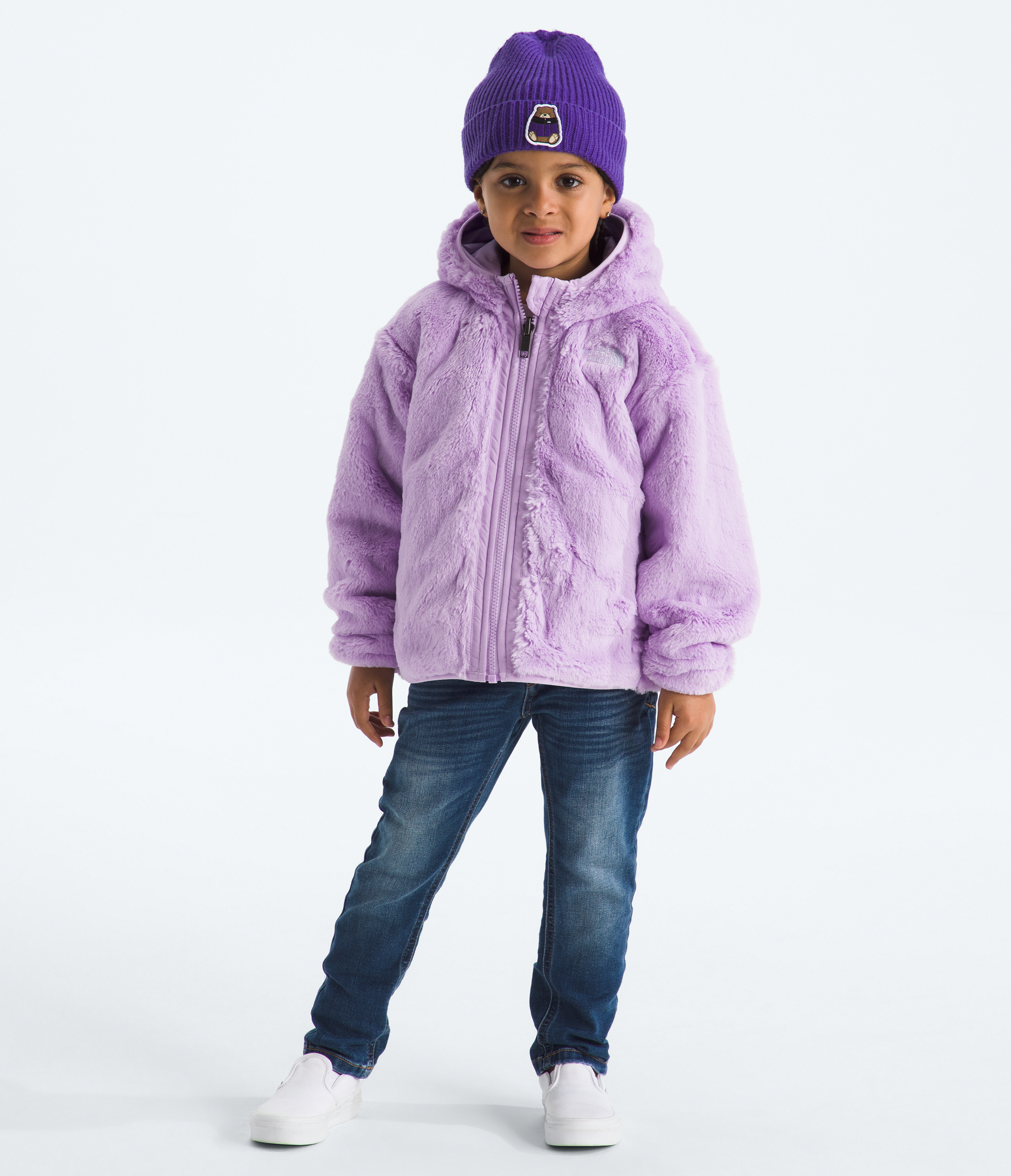 Girls’ Reversible Shasta Full-Zip Hooded Jacket
