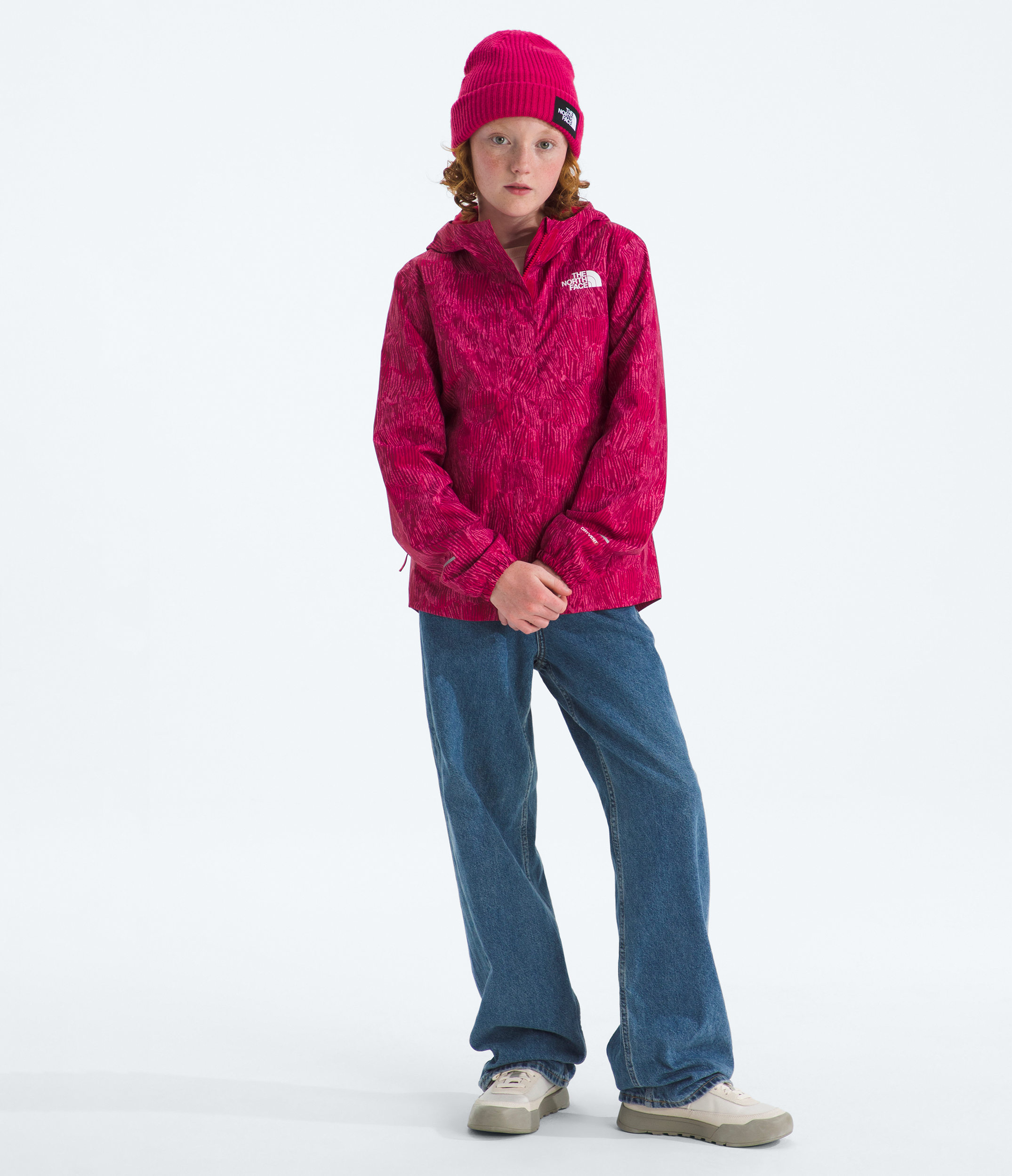 Girls’ Antora Rain Jacket—Print