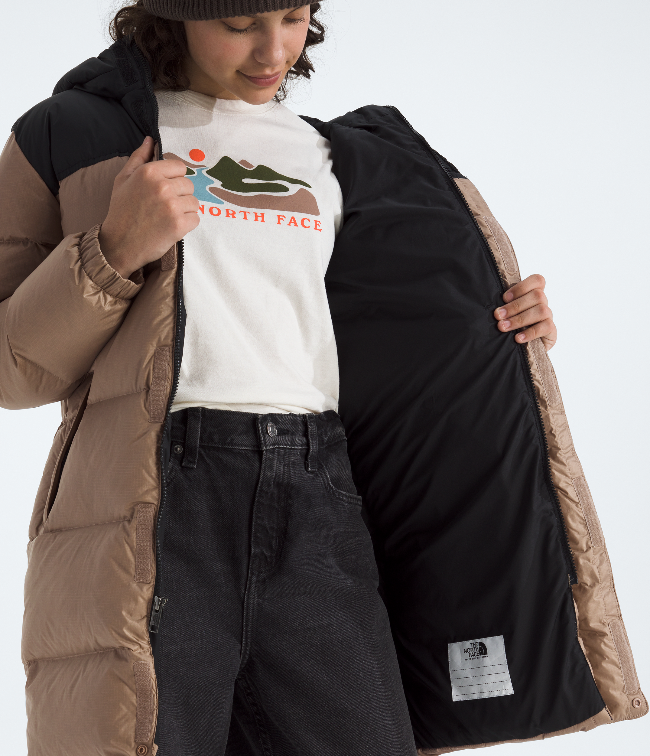 Boys’ & Girls’ Nuptse Long Parka