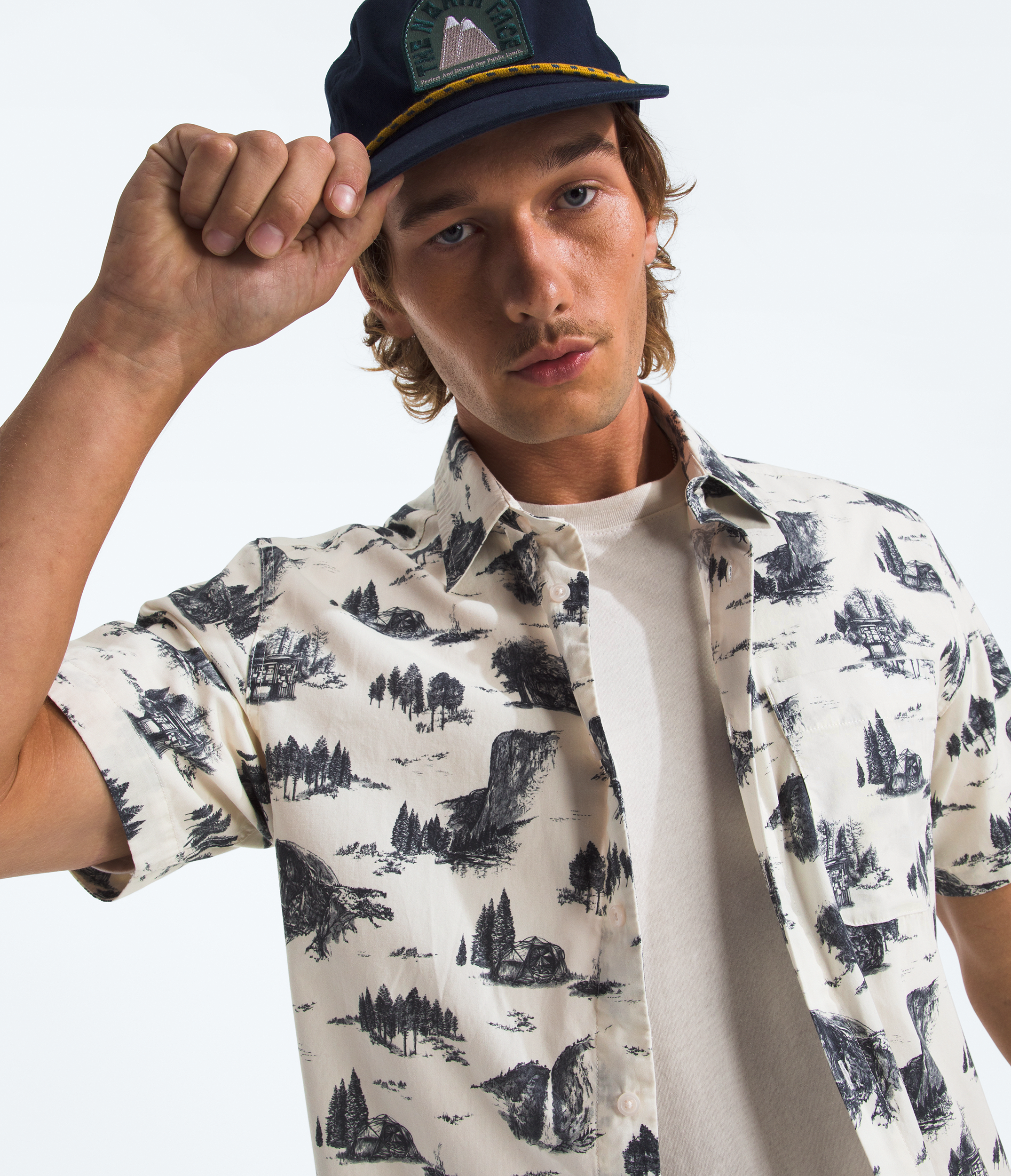 Men’s Short-Sleeve Baytrail Pattern Shirt