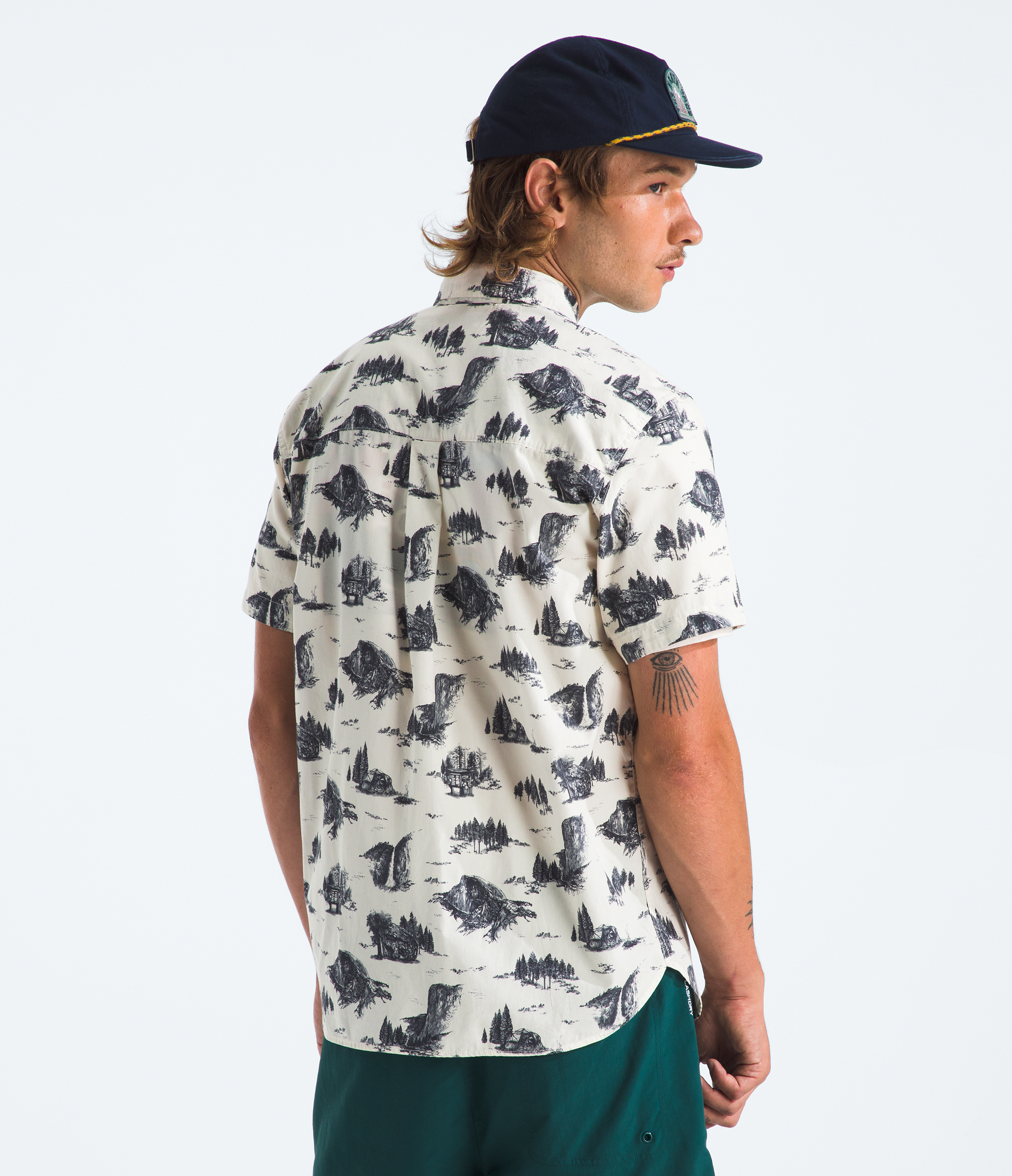 Men’s Short-Sleeve Baytrail Pattern Shirt