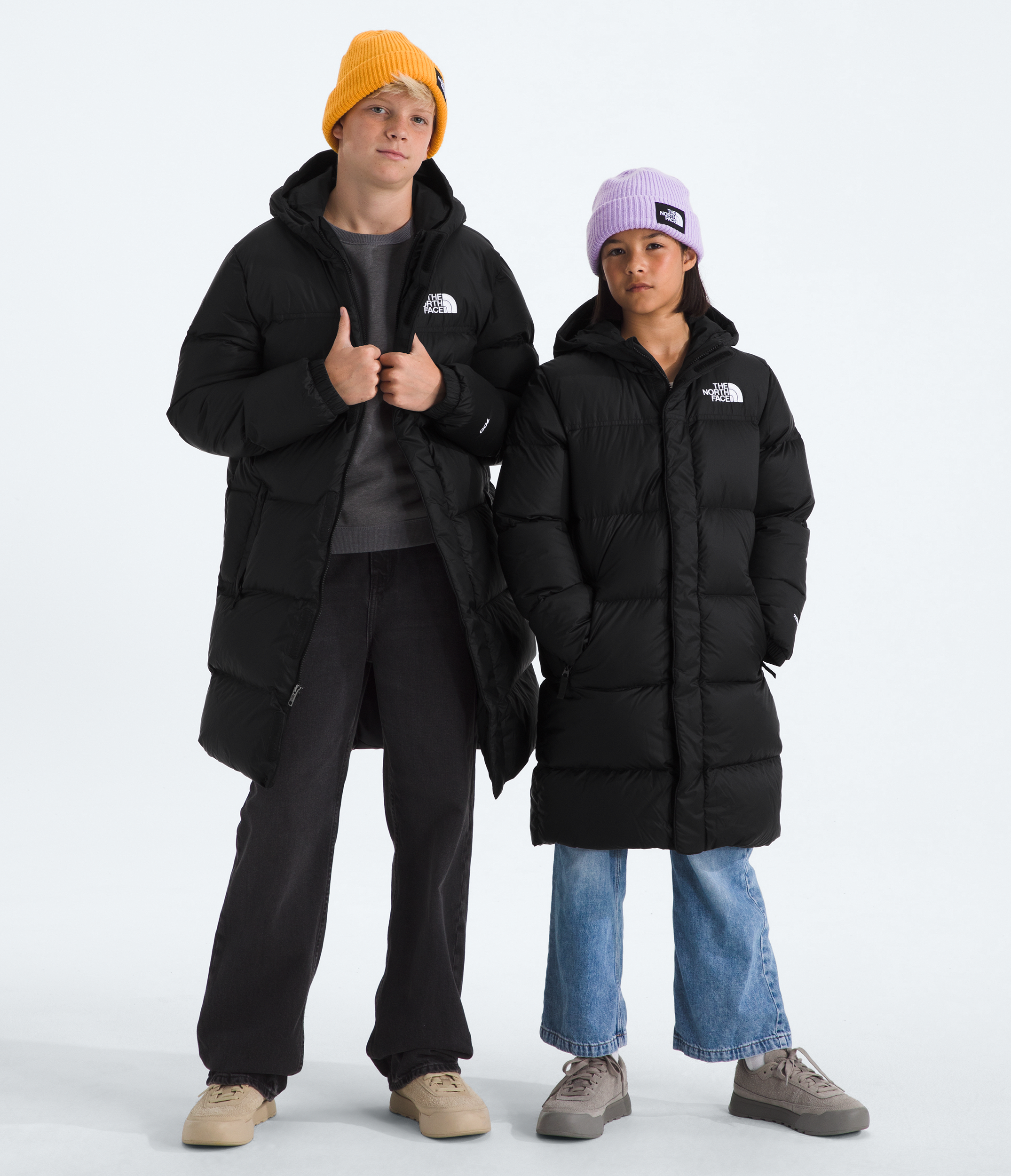 Boys’ & Girls’ Nuptse Long Parka