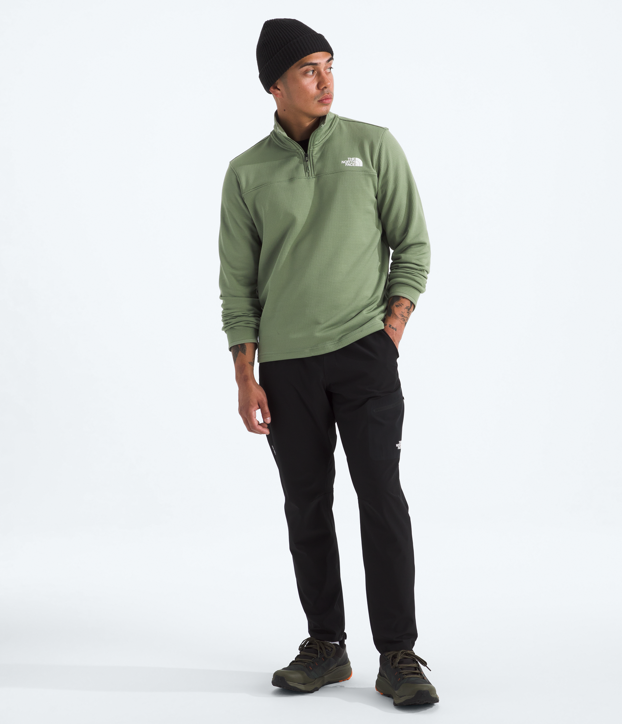 Men’s Cedar Trail Grid Fleece ¼-Zip