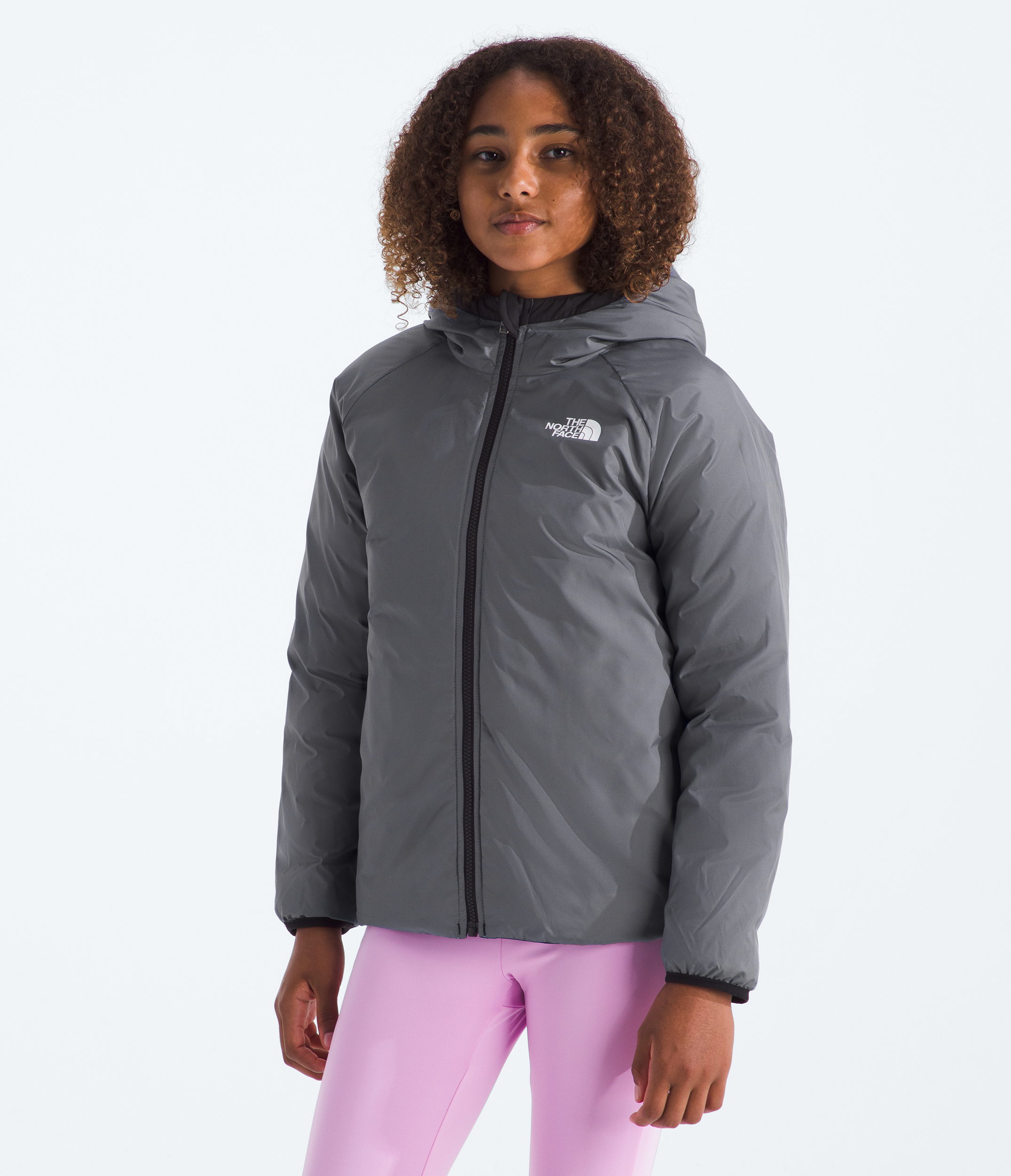 Girls’ Reversible Perrito Hooded Jacket