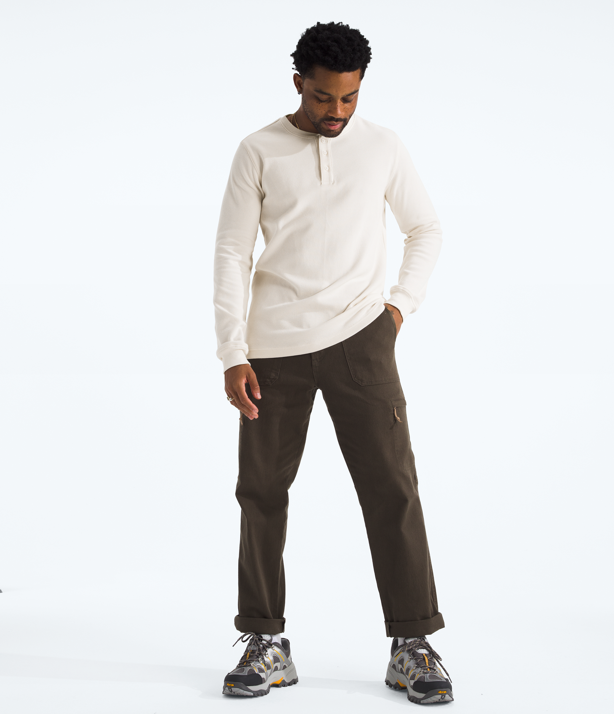 Men’s Waffle Long-Sleeve Henley