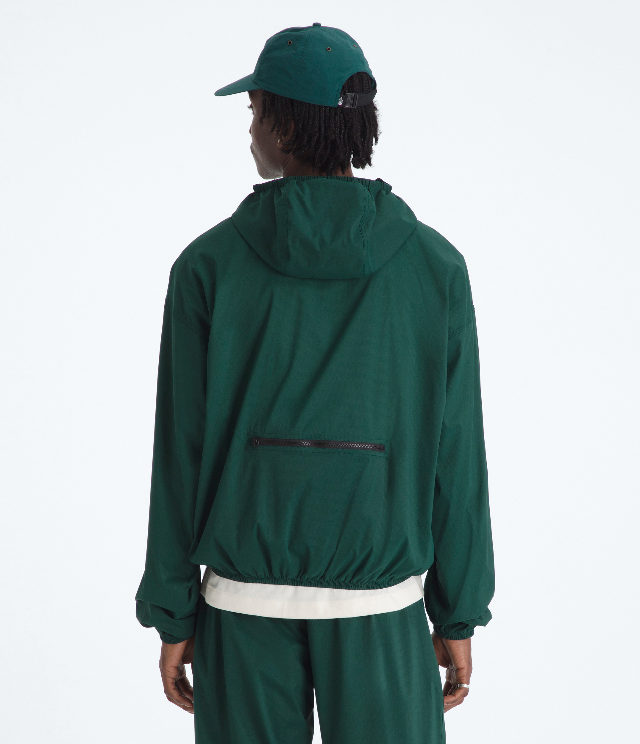 Men’s TNF™ Red Box Packable Hooded Wind Jacket